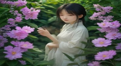 DNS解析流程示意图，蓝色网络节点连线，技术风格配图